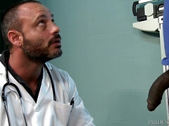 Anal, Cul, Papa, Médecin, Homosexuelle, Interracial, Réalité, Uniforme