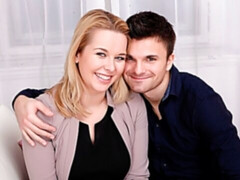 Leie, Grosser schwanz, Blasen, Lecken, Natürlichen titten, Muschi, Strümpfe, Titten