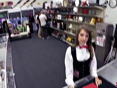 Tight babe goes naked and slammed hard