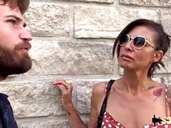 素人, アナル, 茶髪の, フランス人, 淫乱熟女, ヤリマン