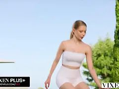 69, ブロンド, フェラチオ, バック, Hd, 巨大, なめる, オッパイの
