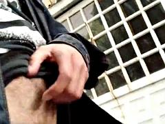 Corridas, Gay, Peludo, Pajear, Latina, Masturbación, Al aire libre, Solo