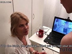 Sucer une bite, Femme couguar, Gorge profonde, Grandpère, Mature, Mère que j'aimerais baiser, Maman, Adolescente