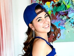 Abella Danger and Riley Reid are sucking a massive penis together