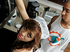 Grosser arsch, Grosser schwanz, Blasen, Hundestellung, Natürlichen titten, Kurzes haar, Jungendliche (18+), Titten