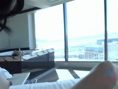 Amateur, Sucer une bite, Brunette brune, Éjaculation interne, Branlette thaïlandaise, Petite amie, Orgasme, Pov