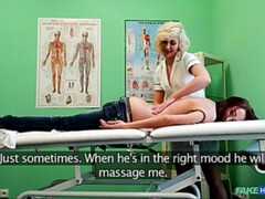 Поза 69, Любители, Парочка, Доктор, Лизание, Медсестра, В офисе, Подглядывание