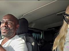 Tetas grandes, Negro, Rubia, Pareja, Francés, Sexo duro, Interracial, Público