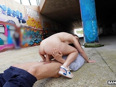 18 jaar, Kont, Bruinharig, Hardcore, Openbaar, Rijden, Spaans, Tiener