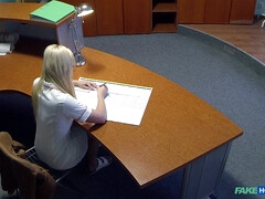 素人, ブロンド, 医者, レズビアン, オフィス, オマンコ, ユニフォーム, のぞき