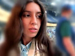 Stadium Sex: Katty West Gets Fucked during Football Match