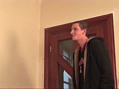 In den arsch, Blasen, Paar, Spermaladung, Schwul, Hardcore, Einschiebung, Dürr