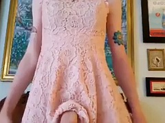 Asiatisch, Tussi, Grosser schwanz, Grosse titten, Blasen, Spermaladung, Masturbation, Transfrau