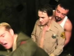 Blasen, Gruppensex, Schwul, Gruppe, Uniform