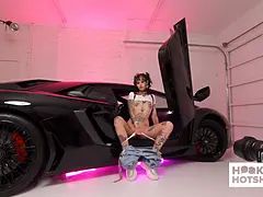 BTS - CC Doll Spreads Her Ass In A Heated Photo Session!