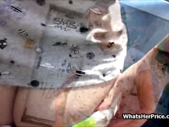 Amateur, Plantureuse, Seins naturels, De plein air, Public, Chatte, Adolescente, Nénés