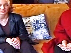 Anaal, Kont, Grote lul, Interraciaal, Roodharige vrouw, Ouderwets, Kousen, Oud