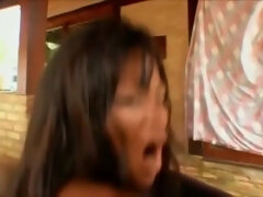 In den arsch, Arsch, Grosser arsch, Schwanz, Aufs gesicht abspritzen, Milf, Öl, Titten