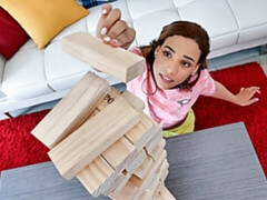 お尻, ブロンド, フェラチオ, 手コキする, ハードコア, 異人種間, ティーン, オッパイの