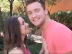 In den arsch, Blasen, Braunhaarige, Im freien