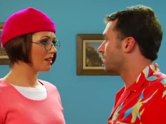 Family Guy XXX Parody with Aurora Snow, Jennifer White & Misty Stone - Blowjob, Cumshot & Big Tits