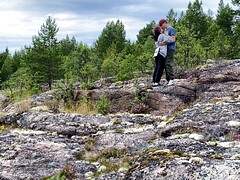 お尻, 美女, フェラチオ, チン, アウトドア, ハメ撮り, オマンコ, オッパイの