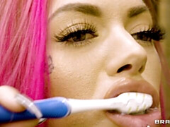 Long-haired babe with big bottom Chantal Danielle likes hard fuck