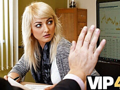 フェラチオ, チェコ, チン, 淫乱熟女, お金, オフィス, 現実, フェラする