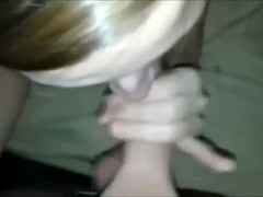 Eager teen giving head closeup