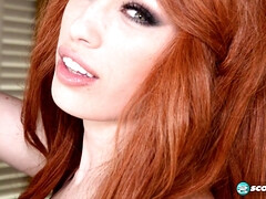 Lily Madison masturbates with her 34G boobs on display at scoreland com