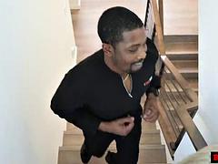Nana, Noire, Éjaculation interne, Noir ébène, Faciale, Hard, Interracial, Chevaucher