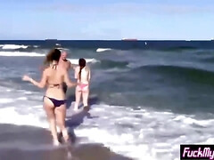 Plage, Beauté, Grosse bite, Groupe, Hd, De plein air, Tatouage, Nénés