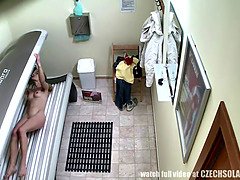 Amateur, Blonde, Hd, Public, Chatte, Réalité, Solarium, Voyeur