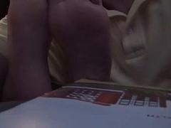 Любители, В машине, Ноги, Фетиш, Массаж