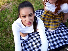 Mamada, Garganta profunda, Al aire libre, Perforación, Pov, Realidad, Trio, Tetas