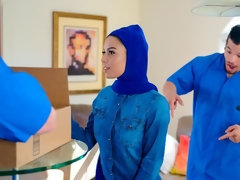 Grosser arsch, Blasen, Doppelpenetration, Frau frau mann, Handjob, Interrassisch, Natürlichen titten, Flotter dreier