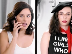 Блондинки, Брюнетки, Пальцем, Лизание, Мастурбация, Киски, Стриптизерша, Молоденькие