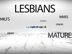 Grote mammen, Compilatie, Seksspeelgoed, Vingeren, Omie, Masturbatie, Rijpe lesbienne, Alleen