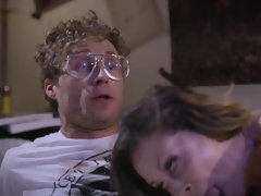 Жопа, Большие сиськи, В машине, Глубокая глотка, Фистинг, Очки, Зрелые, Пенис