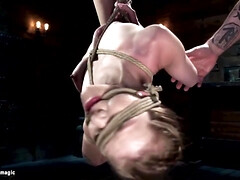 Bondage domination sadisme masochisme, Sucer une bite, Brunette brune, Mignonne, Queue, Hard, Hd, Mamelons