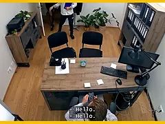 Loan4k. crazy wifey is heavy-breathing of her loser hubby and screwed a loan manager right in front of him