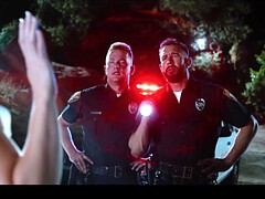 デカパイ, フェラチオ, 顔射, ヒール, ポリス, オマンコ, ショートヘア, スパンキング