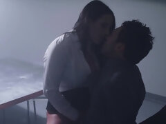 Anal, Brunette brune, Tir de sperme, En levrette, Hd, Seins naturels, Lécher le sphincter, Tatouage