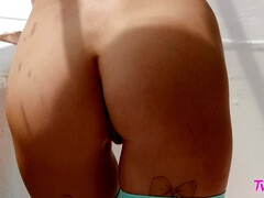 Horny young lady crazy solo video
