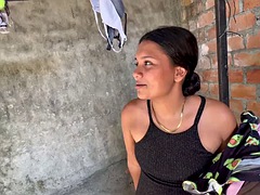 Leie, Blasen, Bekleidet, Latina, Im freien, Pov, Jungendliche (18+)