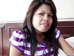 素人, アジア人, デカチン, デカパイ, ズームショット, フィリピン女性, 巨大, ティーン