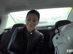 Busty hitchhiker likes to fuck