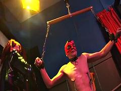 Leie, Sadomasochismus, Fesselspiele, Weibliche domination, Deutsch, Gruppe, Hardcore, Hintern versohlen