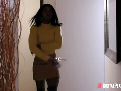 ベッドルーム, フェラチオ, ブーツ, 異人種間, なめる, オマンコ, タトゥー, オッパイの