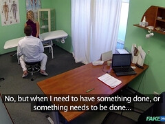 素人, 舐める尻, ブロンド, なめる, オフィス, 穴開きパンティ, オマンコ, ユニフォーム